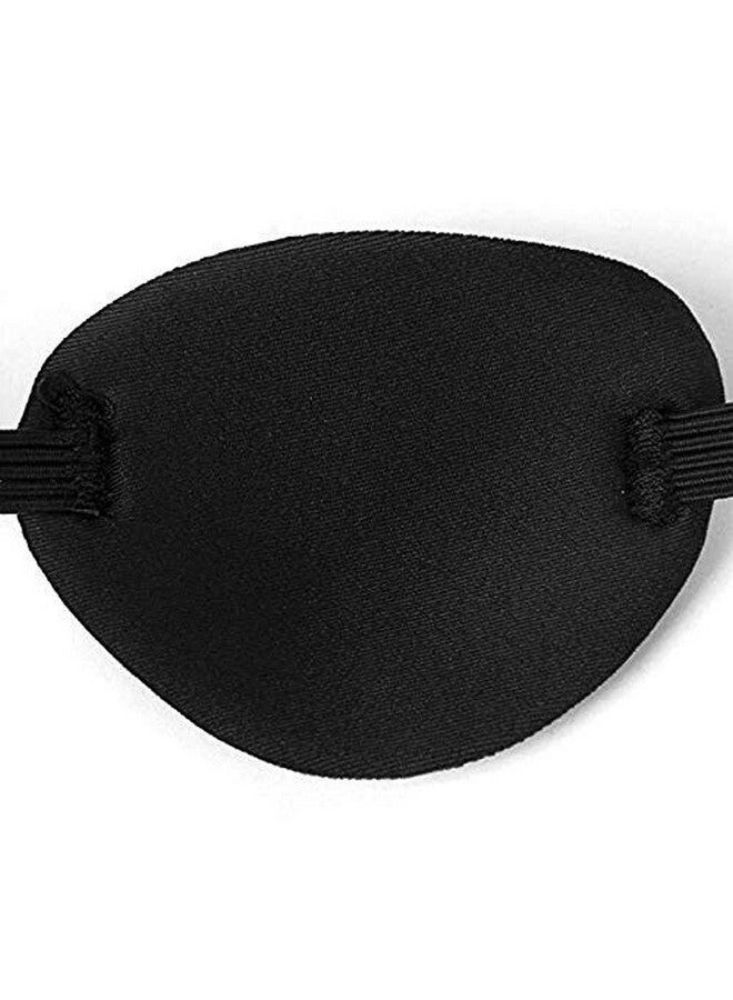 Adults And Kids Black Adjustable Soft And Comfortable Sponge Eye Patch Strabismus Eye Mask With Buckle For Recovery Eye And Cure Children Lazy Eye