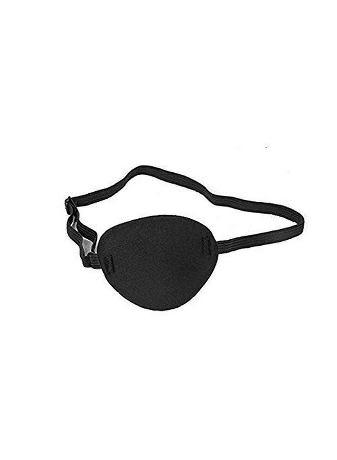 Adults And Kids Black Adjustable Soft And Comfortable Sponge Eye Patch Strabismus Eye Mask With Buckle For Recovery Eye And Cure Children Lazy Eye