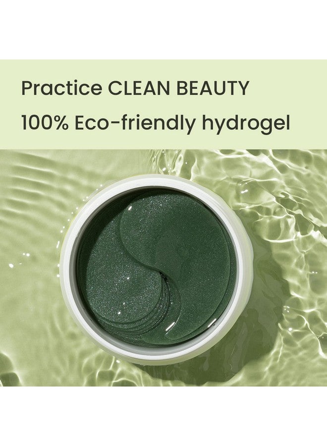 Matcha Biome Hydrogel Eye Patch (60Ea) Eye Patch For Swollen Eyes And Wrinkles Matcha Flawless Skin Calming For Swollen Eyes Antioxidant Soothing Vitamins Kbeauty