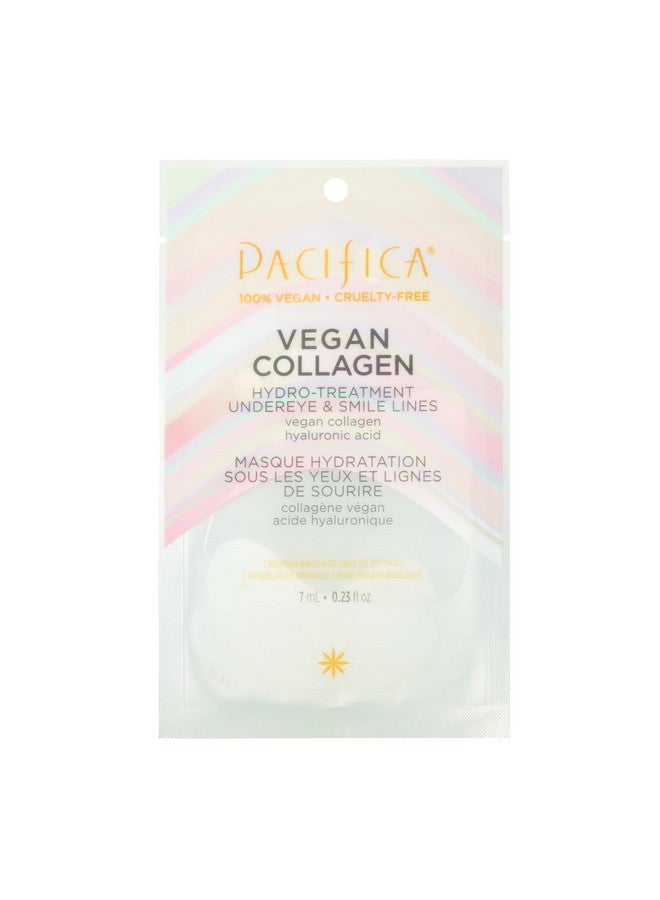 Beauty Vegan Collagen Hydrotreatment Undereye & Smile Lines Aging & Mature Skin For Tired Skin Dark Circles Hyaluronic Acid Biodegradable Patches Eye Patches For Puffy Eyes Vegan
