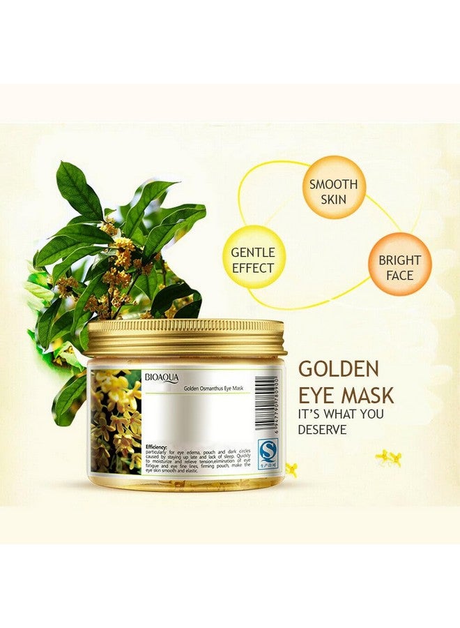 Golden Osmanthus Eye Mask Gold Eye Treatment Masks Under Eye Patches Dark Circles Treatment Eye Bags Patches Puffy Eyes Antiwrinkle Undereye Gel Pads 80Pcs