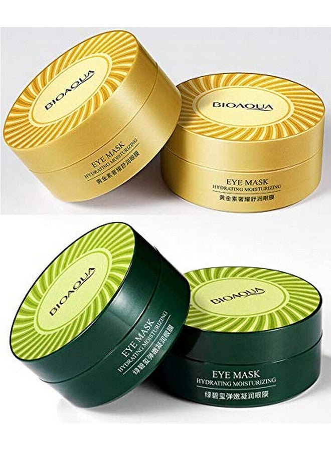 30 Pairs Eye Mask Moisturizing Hydrating Antiwrinkle Antiaging Remove Dark Circles Smooth Nourishing Refreshing (Gold)
