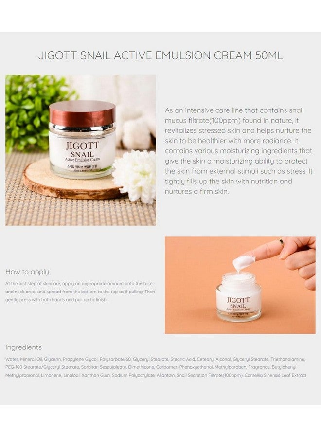 Snail Essence Moisture Skin Care 3Set K Beauty Snail Cream Moisturizer Toner Antiaging Hydration