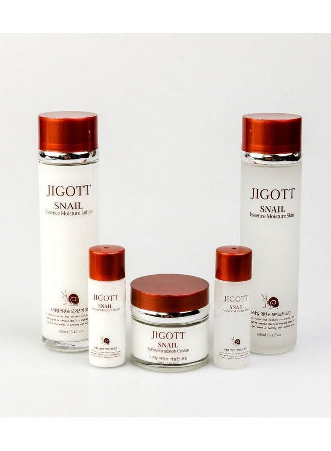 Snail Essence Moisture Skin Care 3Set K Beauty Snail Cream Moisturizer Toner Antiaging Hydration