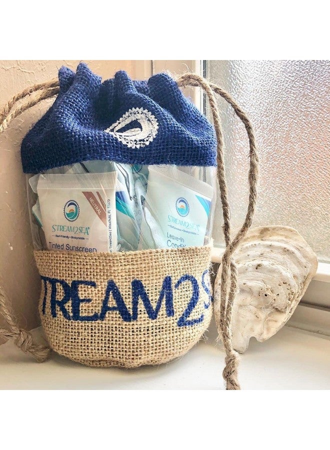 Ecoconscious Travel Kit Body & Hair Care Gift Set Shampoo & Body Wash Conditioner Spf30 Spf20 And Mineral Sunscreen Spf 30 Cucumber Mint And Hydrate Cherry Vanilla Lip Balm By Stream2Sea