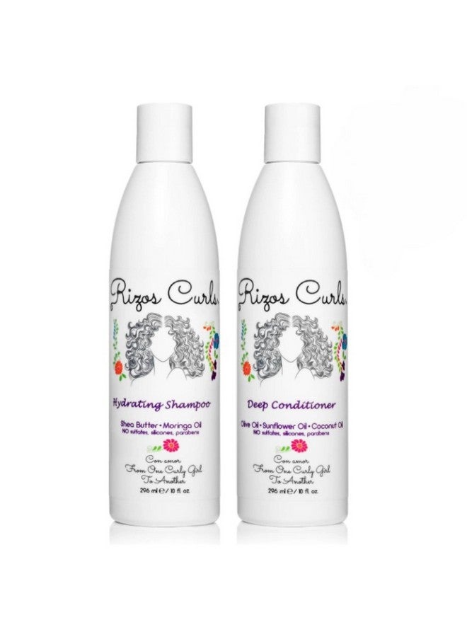 Wash Day Bundle Hydrating Shampoo & Deep Conditioner Bundle Gently Cleanse And Hydrate Curly Hair Clean & Natural Ingredients For All Hair Types
