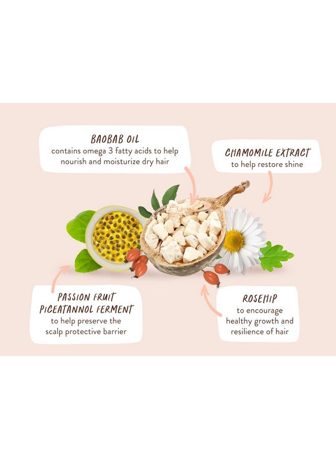 Defining Baobab & Rosehip Shampoo For Extra Dry Curly Hair Smooth & Define Passion Fruit Ferment For Scalp Waterresistant Carton W. 80% Less Plastic Vegan