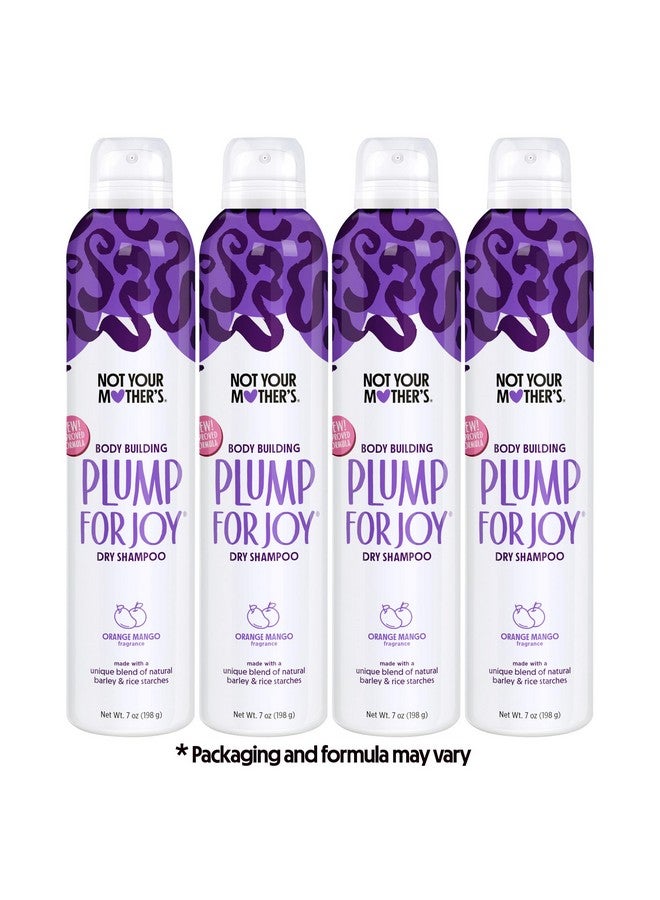 Plump For Joy Dry Shampoo (4Pack) 7 Oz Dry Shampoo Instantly Absorbs Hair Oil While Enhancing Style With Fresh Volume