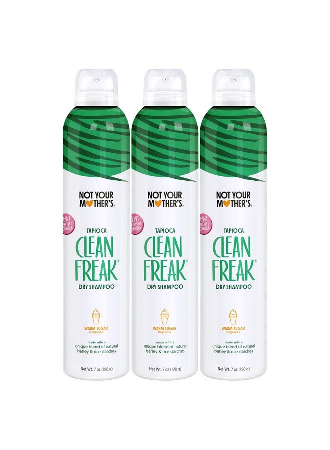 Clean Freak Tapioca Dry Shampoo (3Pack) 7 Oz Refreshing Dry Shampoo Instantly Absorbs Oil And Odor For Refreshed Hair