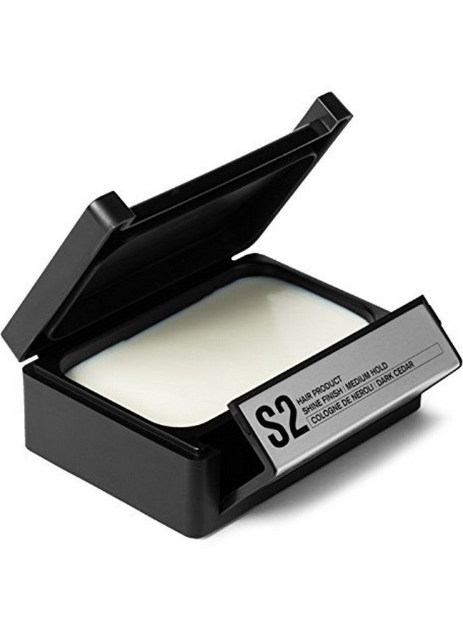 S2 Shine Pomade Medium Hold Styling Product Thickening Paste For All Hair Control Travel Size 75G