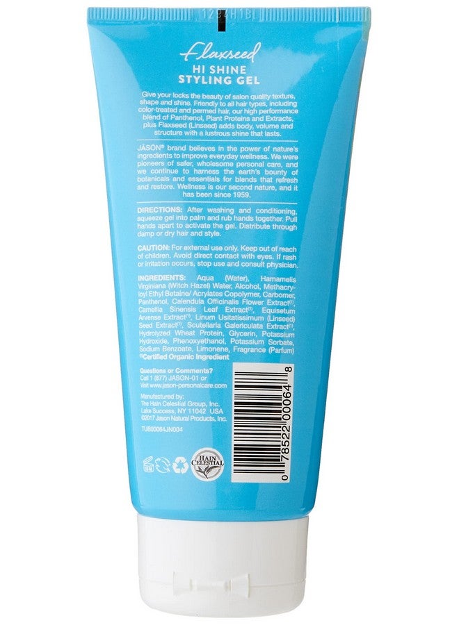 Styling Gel Flaxseed Hi Shine 6 Oz