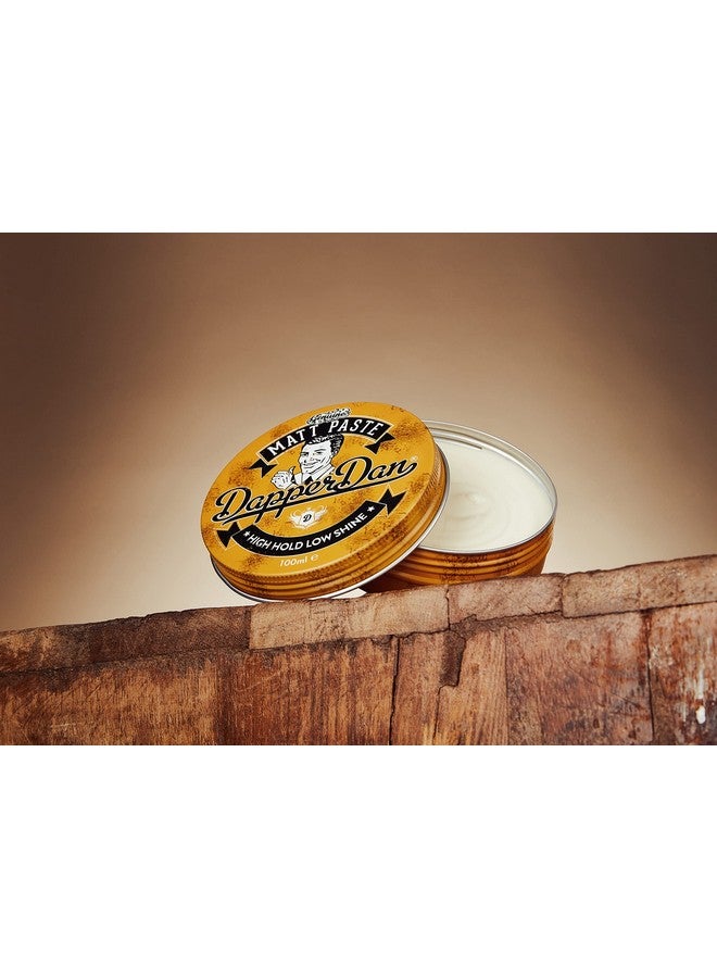 Matt Paste High Hold Low Shine Hair Paste For Men Versatile Hair Product With Flexible Hold For All Styles Vintage Cologne Fragrance 1 X 100Ml