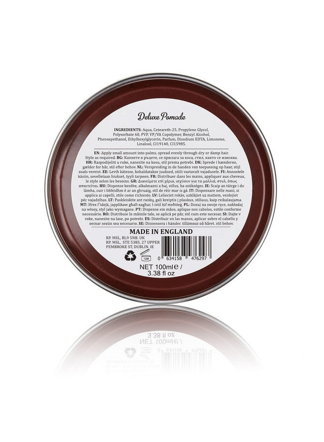 Deluxe Pomade Medium Hold Medium Shine Hair Pomade For Men Versatile And Flexible Water Based Pomade For A Professional Look 2 X 100Ml