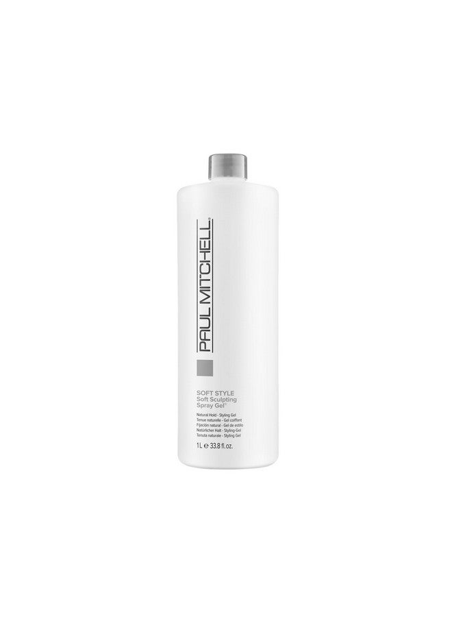 Soft Sculpting Spray Gel Natural Hold Soft Finish For All Hair Types 33.8 Fl. Oz.