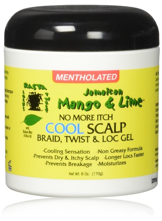 No More Itch Cool Scalp Braid Twist & Lock Gel 6 Oz
