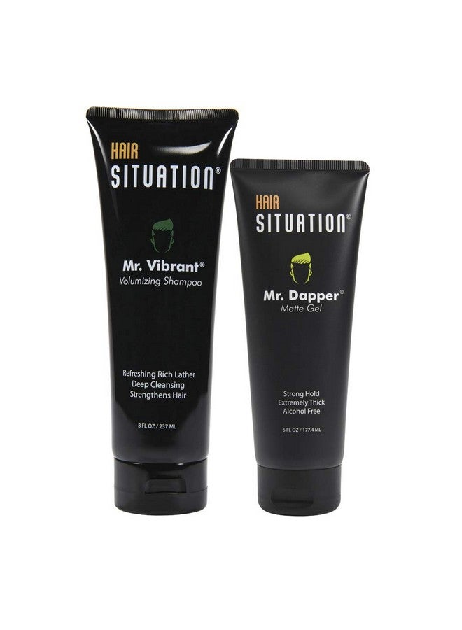 Mr. Dapper Matte Gel And Mr Vibrant Volume Shampoo