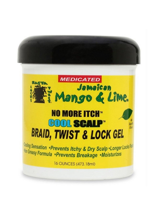 ] No More Itch Cool Scalp Braid Twist & Lock Gel 16Oz