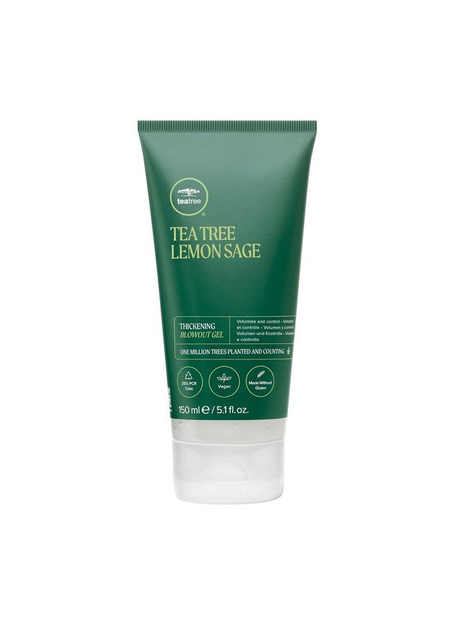Lemon Sage Thickening Blowout Gel Volumizing Hair Gel For Fine Hair 5.1 Fl. Oz.
