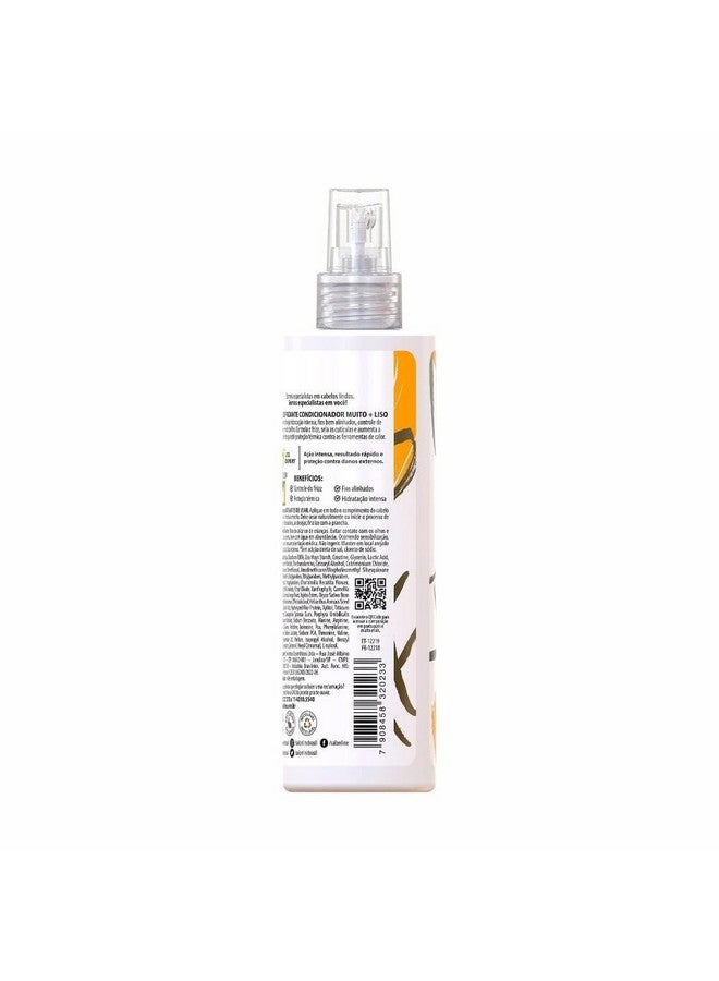 Linha Meu Liso (Muito Mais Liso) Spray Desfrizzante Protetor Termico 240 Ml (My Straight (Much Smoother) Collection Thermal Protector Defrizzing Spray 8.11 Fl Oz)