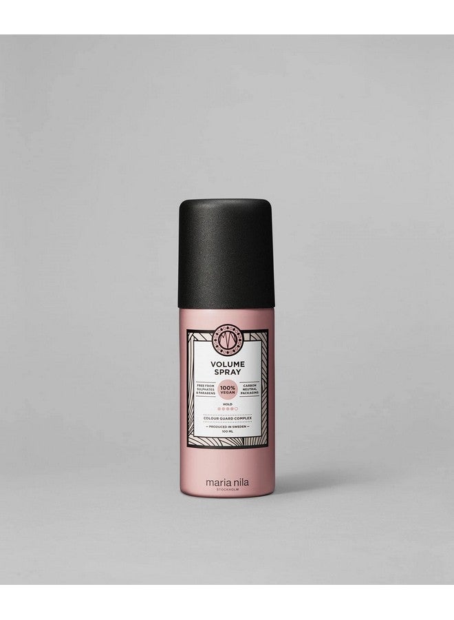 Volume Spray 3.4 Fl Oz Hold 4/5 Gives Volume & Natural Finish Antioxidant Preserves Hair Color 100% Vegan & Sulfate/Paraben Free
