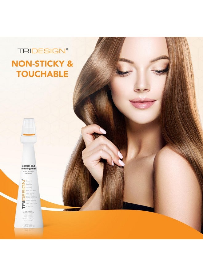Tri Design Control And Finishing Mist Volumizing For All Hair Types Protect And Unleash Flexible Control With Ultra Fine Finishing For Fast Drying Styling Freedom For Men & Women 9.5 Oz