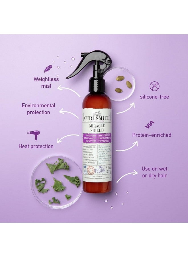 Miracle Shield Proteinrich Hair Protection Spray For All Curl And Hair Types (2 Fl Oz)