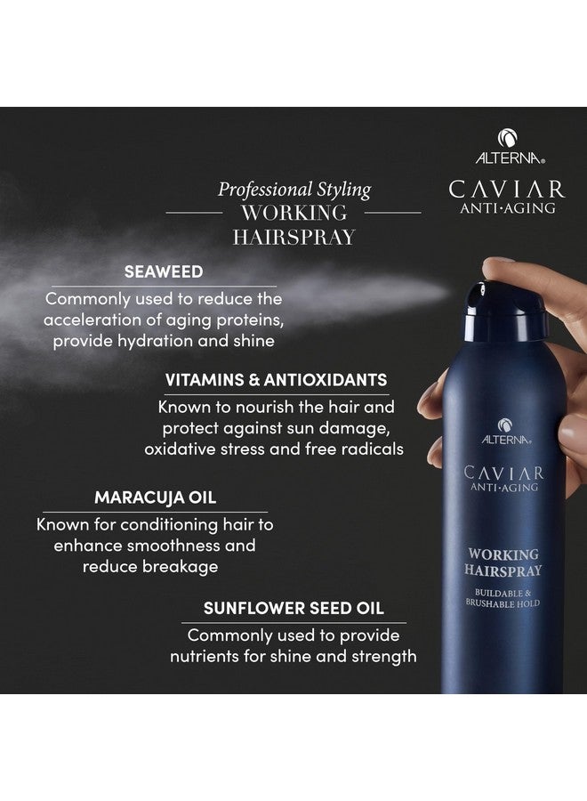 Caviar Antiaging Professional Styling Working Hair Spray Flexible Hold 15.5 Oz Pack Of 2