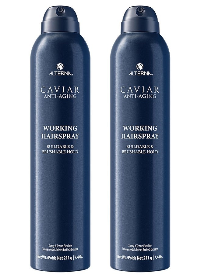 Caviar Antiaging Professional Styling Working Hair Spray Flexible Hold 15.5 Oz Pack Of 2