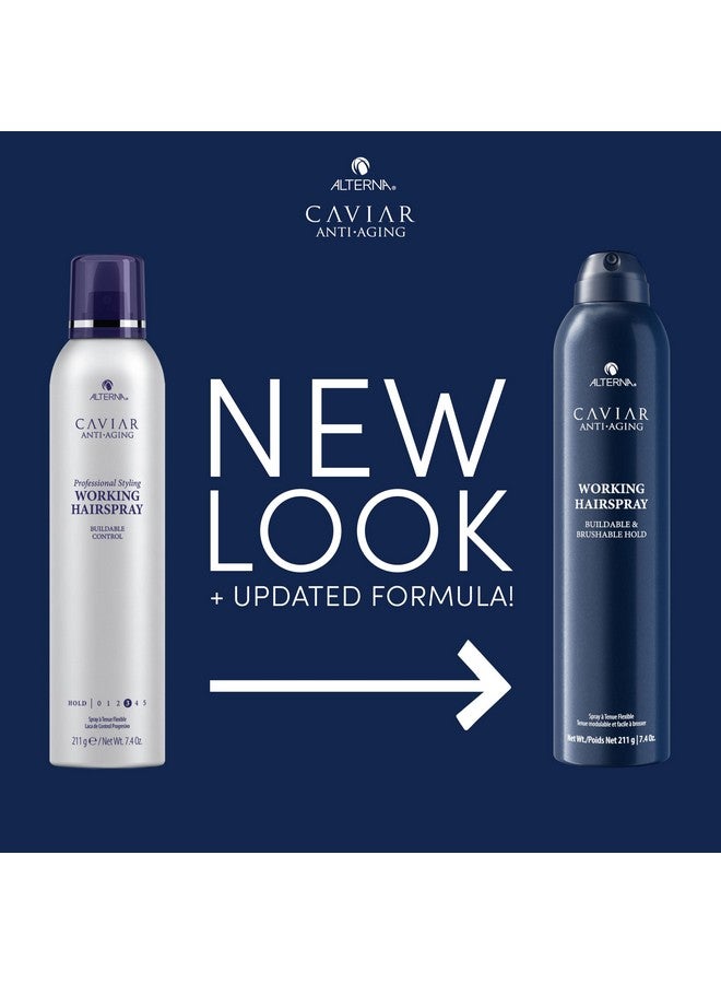 Caviar Antiaging Professional Styling Working Hair Spray Flexible Hold 15.5 Oz Pack Of 2