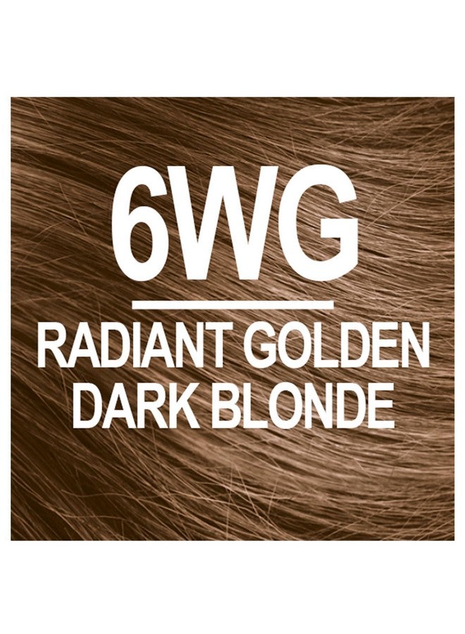 Permanent Hair Color 6Wg Radiant Golden Dark Blonde (Pack Of 1) Ammonia Free Vegan Cruelty Free Up To 100% Gray Coverage Long Lasting Results (Packaging May Vary)