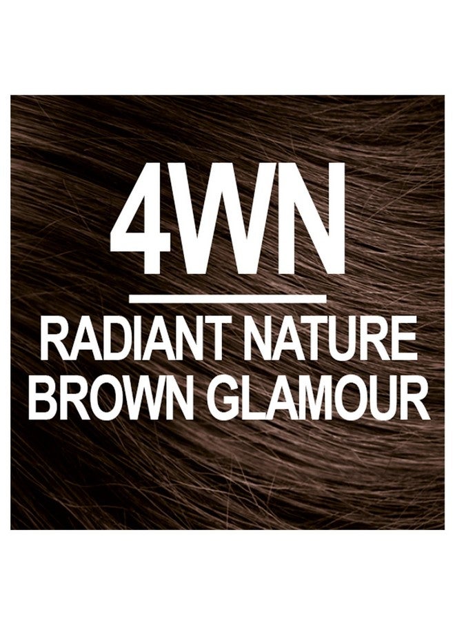 Permanent Hair Color 4Wn Radiant Nature Brown Glamour (Pack Of 1) Ammonia Free Vegan Cruelty Free Up To 100% Gray Coverage Long Lasting Results (Packaging May Vary)