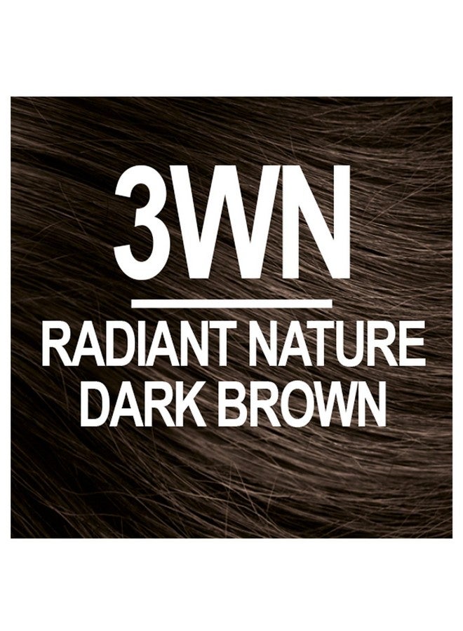 Permanent Hair Color 3Wn Radiant Nature Dark Brown (Pack Of 1) Ammonia Free Vegan Cruelty Free Up To 100% Gray Coverage Long Lasting Results (Packaging May Vary)