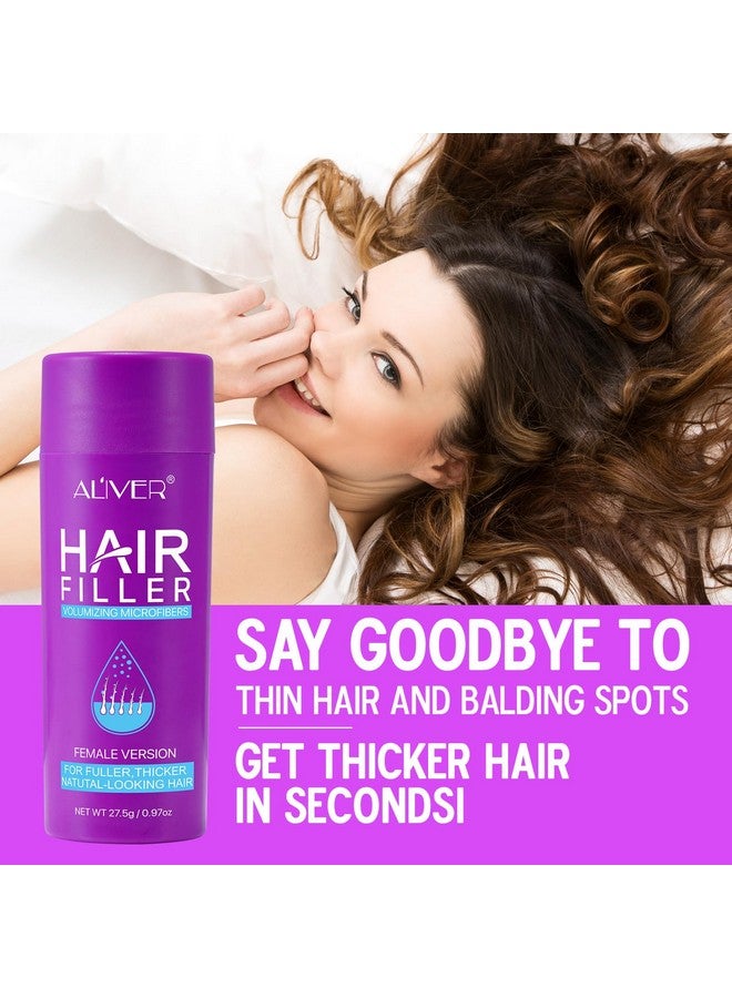 Hair Fibers For Thinning Hair For Women Black 27.5G Hair Building Fibers Instantly Conceals Hair Loss Revitalize Your Hair Unlock Thicker Fuller Tresses
