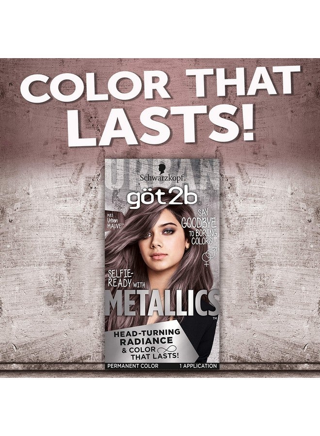 Schwarzkopf Got2B Metallics Permanent Hair Color M83 Urban Mauve