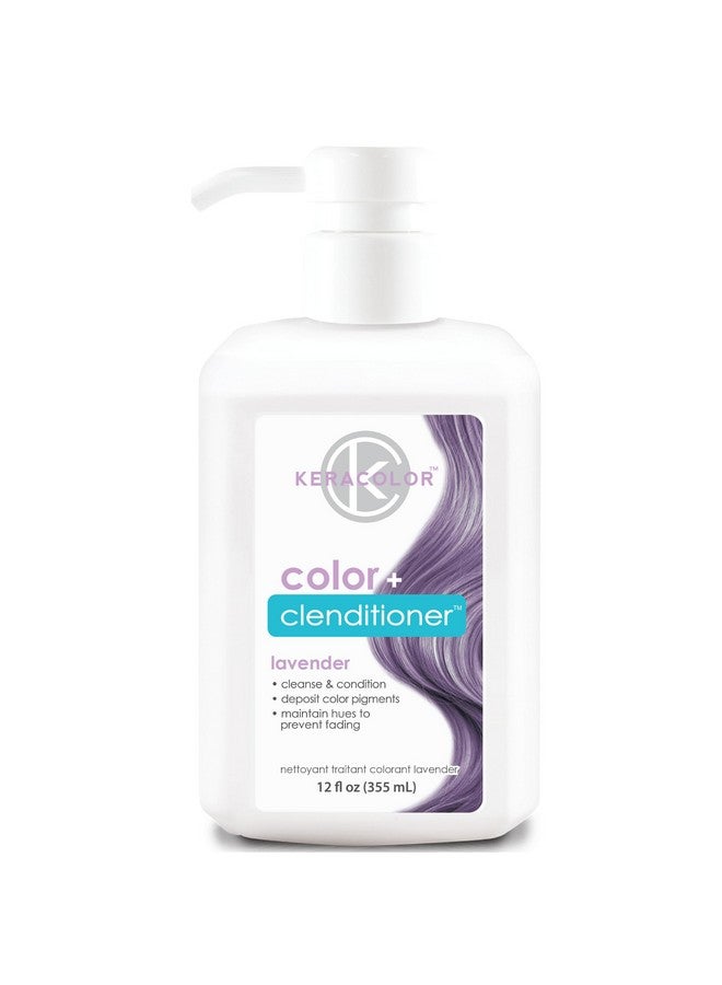 Clenditioner Lavender Hair Dye Semi Permanent Hair Color Depositing Conditioner Crueltyfree 12 Fl. Oz.