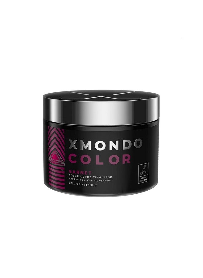 Color Garnet Depositing Mask & Semipermanent Burgundy Hair Dye Infused With Bond Booster Technology & Hyaluronic Acid For Nourishment Revitalization & Repair Vegan Formula 8 Fl Oz 1Pack