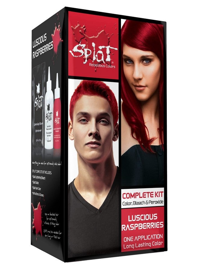 Luscious Raspberries Original Complete Kit Semipermanent Hair Dye Vegan & Crueltyfree