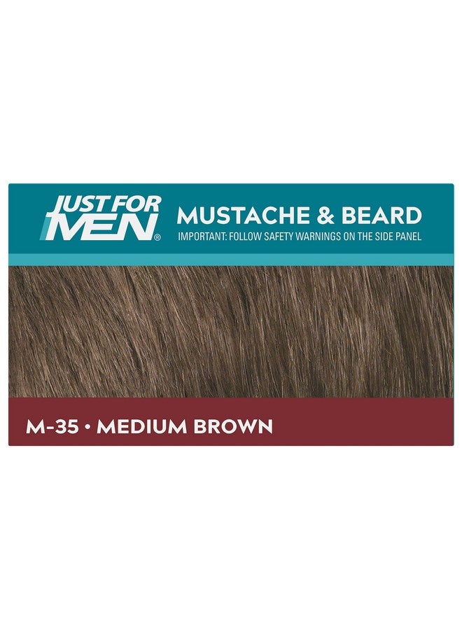 Color Gel Mustache & Beard M35 Medium Brown 1 Ea (Pack Of 6)