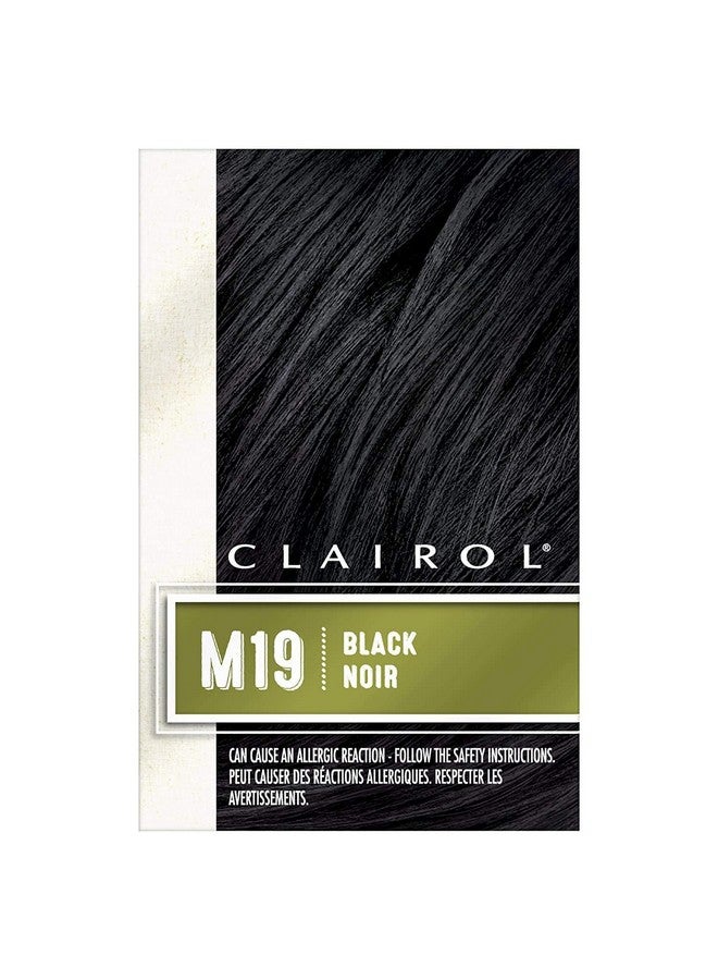 Natural Instincts Semipermanent Hair Dye For Men M19 Black Hair Color Pack Of 3