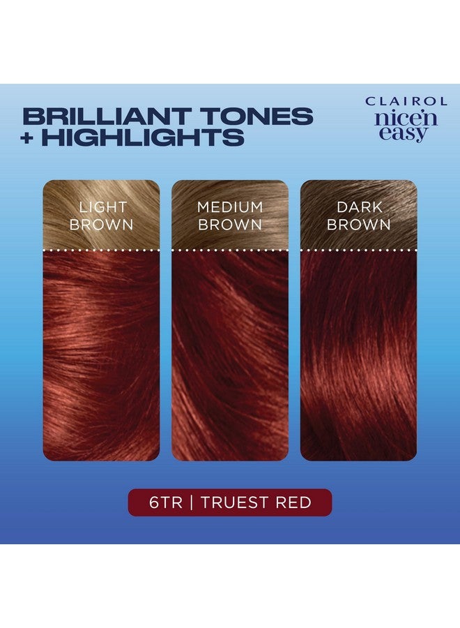 Nice'N Easy Permanent Hair Dye 6Tr Truest Red Hair Color Pack Of 1