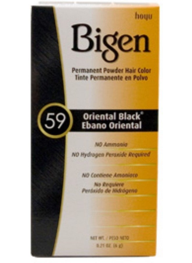 Permanent Powder Hair Color 59 Oriental Black 1 Ea (Pack Of 10)