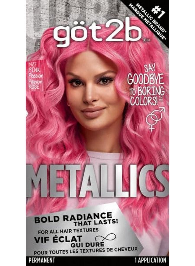 Metallics Permanent Hair Color M87 Pink Passion