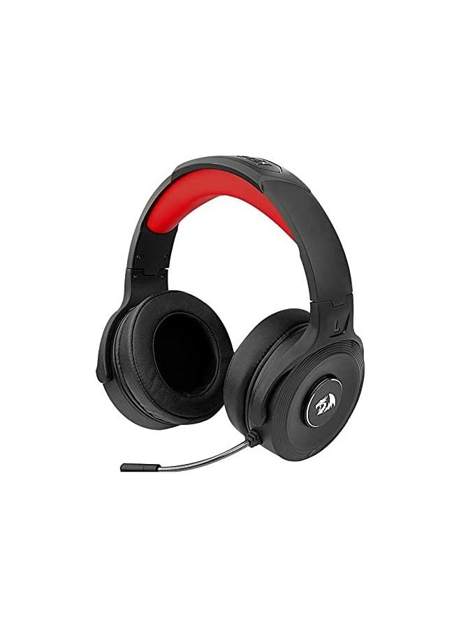 Redragon H818 PRO PELOPS Pro Wireless / AUX Virtual 7.1 Surround Gaming Headset -12 Hour - Lightweight for PC , PS4/5 , XBOX and Smartphone