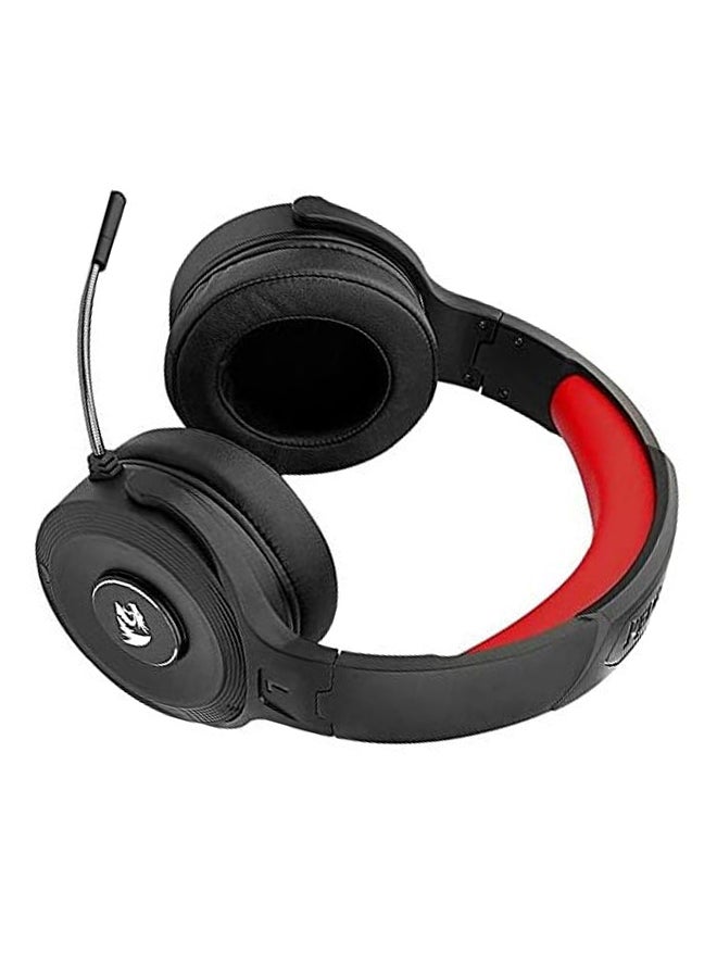 Redragon H818 PRO PELOPS Pro Wireless / AUX Virtual 7.1 Surround Gaming Headset -12 Hour - Lightweight for PC , PS4/5 , XBOX and Smartphone