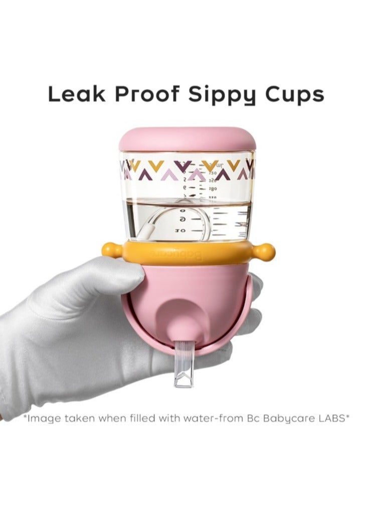 Sippy Cups for 6+ Months Baby, Baby Cup 300ml, Spill Proof Sippy Cup for Baby Toddlers & Kids, PPSU, BPA Free