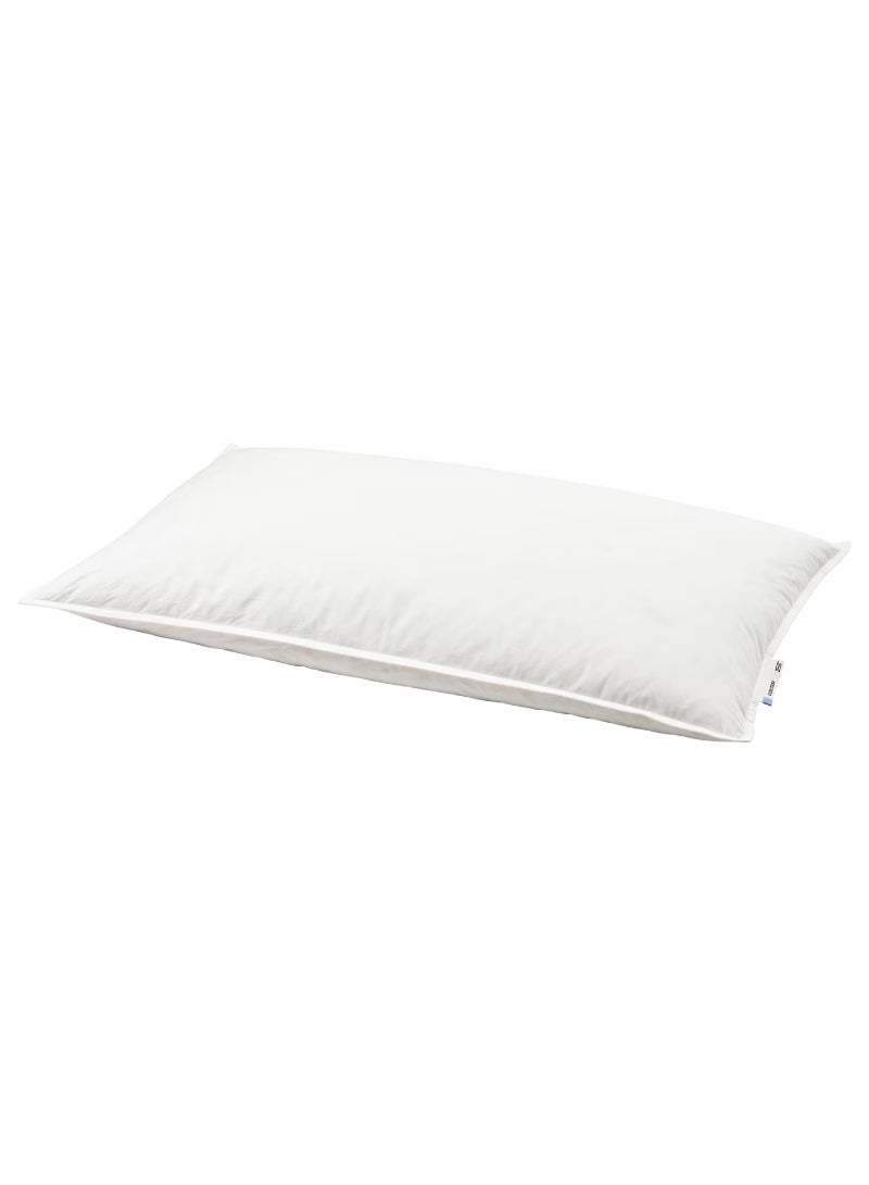 LUNDTRAV Pillow, low, 50x80 cm