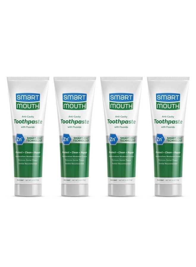 Premium Toothpaste For Elite Oral Health Protection 6 Oz 4 Pack