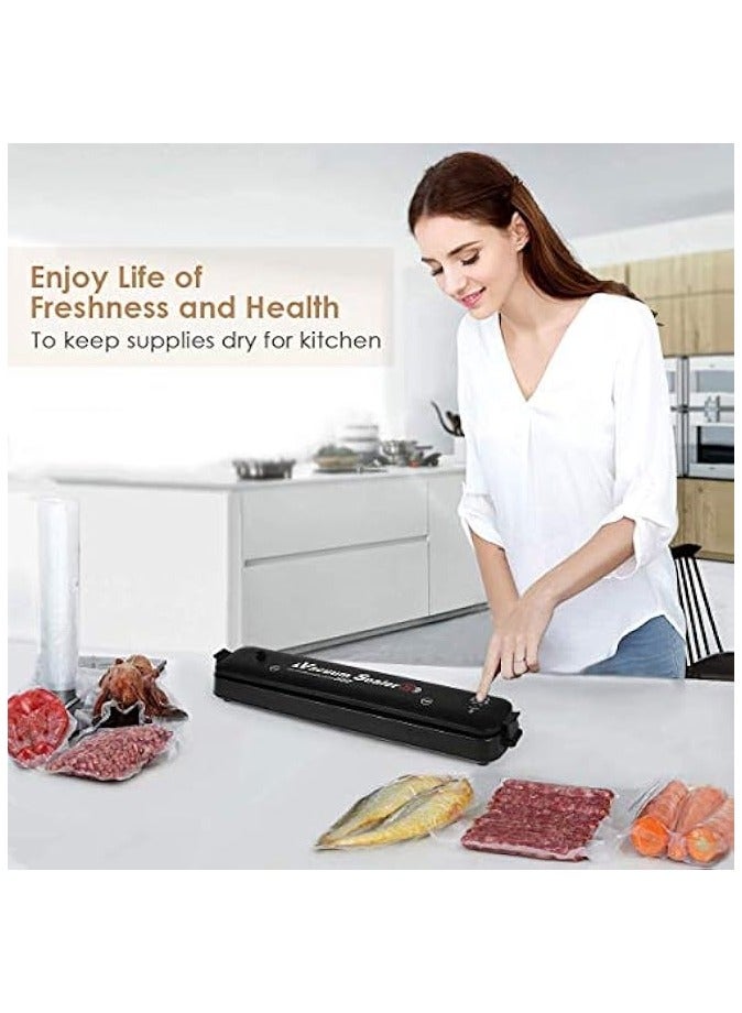 Vacuum Sealer Machine 2021 Upgraded Automatic Food Sealer Machine with 10 Sealing Bags Food Vacuum Air Sealing System for Food Preservation