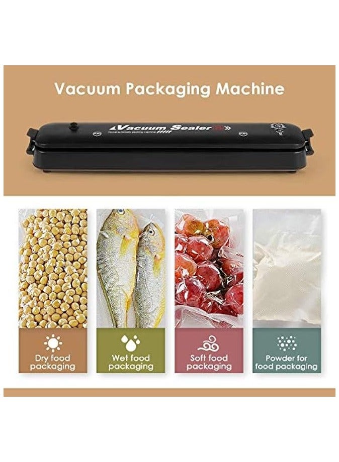 Vacuum Sealer Machine 2021 Upgraded Automatic Food Sealer Machine with 10 Sealing Bags Food Vacuum Air Sealing System for Food Preservation