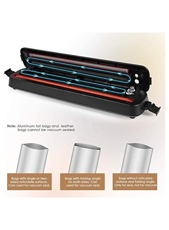 Vacuum Sealer Machine 2021 Upgraded Automatic Food Sealer Machine with 10 Sealing Bags Food Vacuum Air Sealing System for Food Preservation